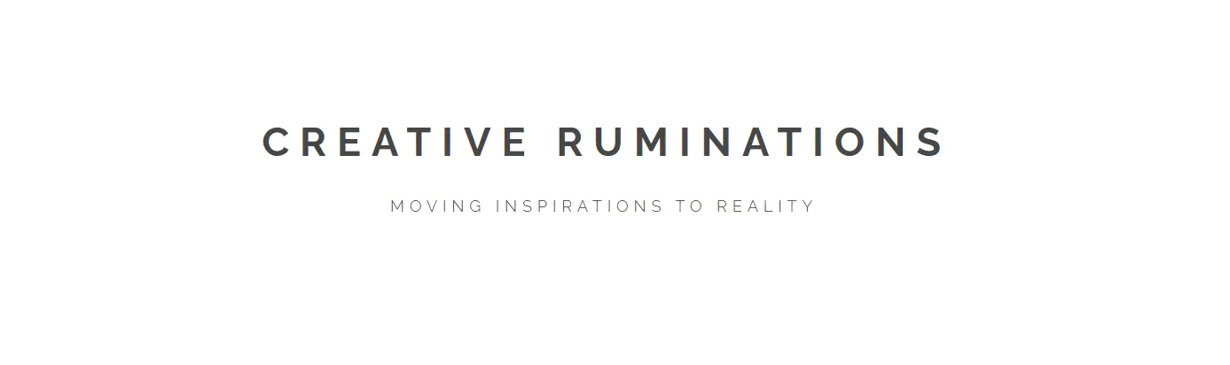 Creative Ruminations's Banner Image